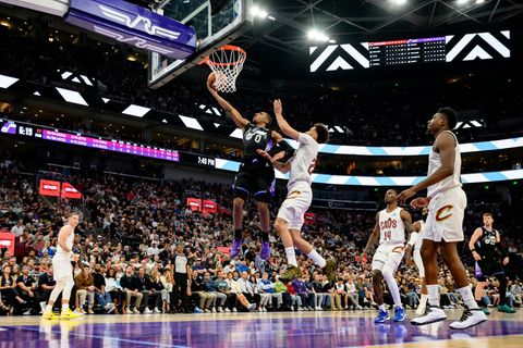 Die Cavaliers holten sich den Sieg in Salt Lake City. Foto: Tyler Tate/AP/dpa
