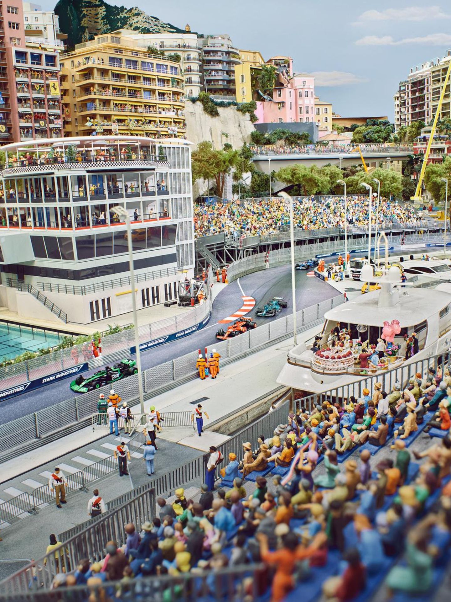 Maßstab 1:87: Das Fürstentum Monaco hat im Miniatur Wunderland 36 Quadratmeter Platz