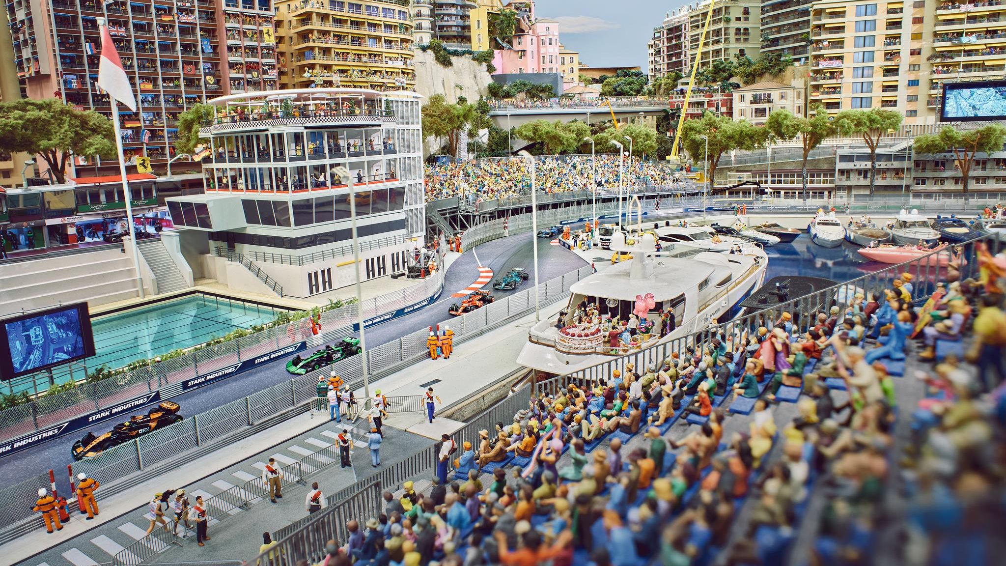 Maßstab 1:87: Das Fürstentum Monaco hat im Miniatur Wunderland 36 Quadratmeter Platz