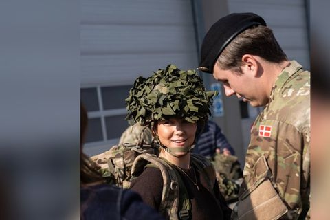 Prinzessin Isabella besuchte vergangenes Jahr den Tag der offenen Tür in der Kaserne, in der ihr Bruder, Kronprinz Christian,