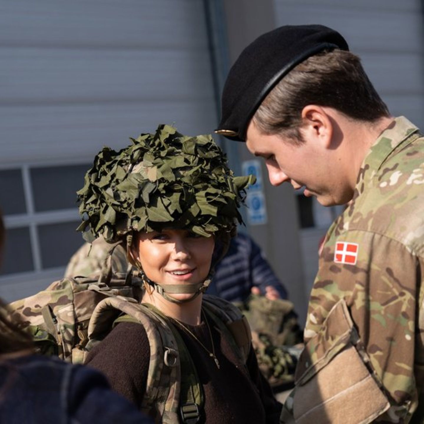 Prinzessin Isabella besuchte vergangenes Jahr den Tag der offenen Tür in der Kaserne, in der ihr Bruder, Kronprinz Christian,