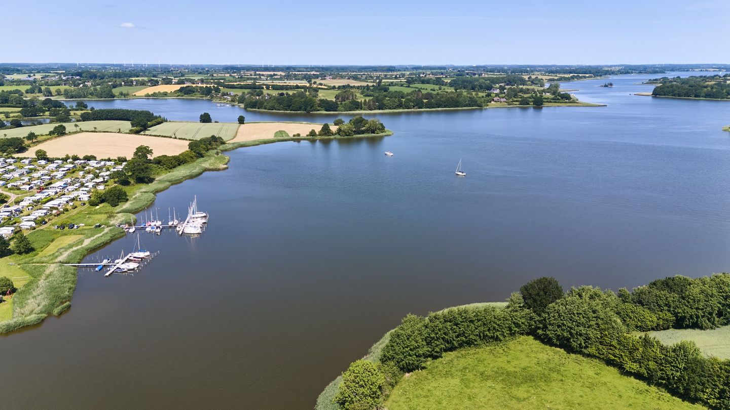 In die Schlei sind erneut Plastikteilchen gelangt. (Symbolbild) Foto: Georg Wendt/dpa