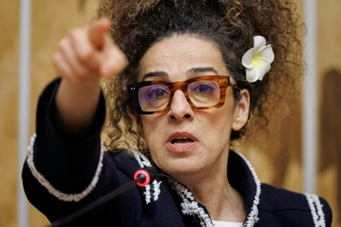 Frauenrechtlerin Alinedschad