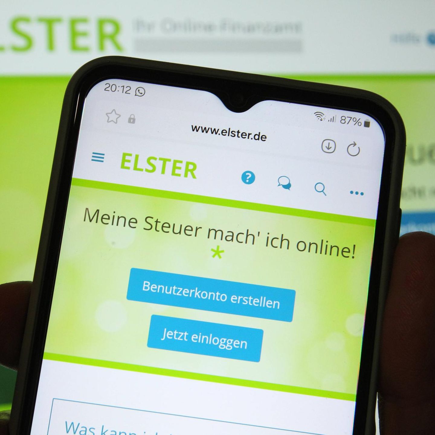 Bei Elster soll die Steuererklärung zukünftig mit nur einem Klick möglich sein