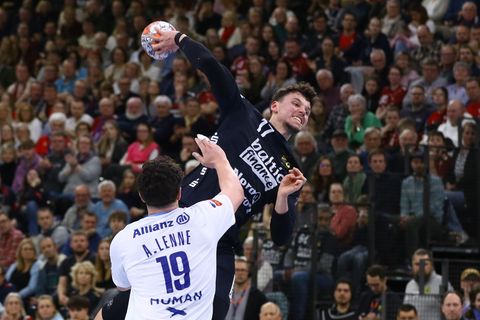 Marko Grgic und die SG Flensburg-Handewitt waren in der European League gefordert. (Archivbild) Foto: Michael Hundt/dpa