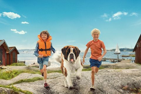 Die neue schwedische sechsteilige Serie "Unsere Ferien auf Saltkrokan" nach Astrid Lindgren kommt im ZDF: Szene mit Tjorven (Veg