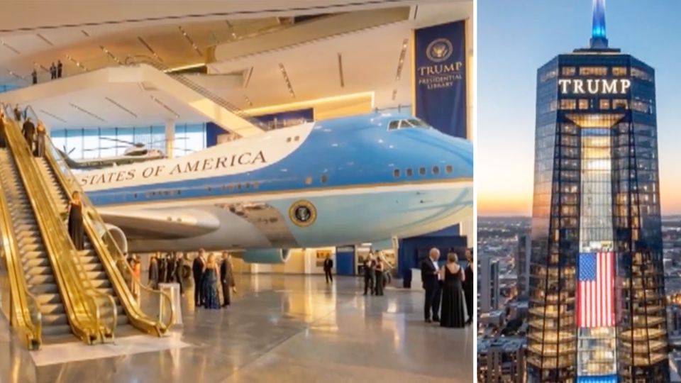 Ein Ausschnitt aus einem KI-generierten Video Donald Trumps