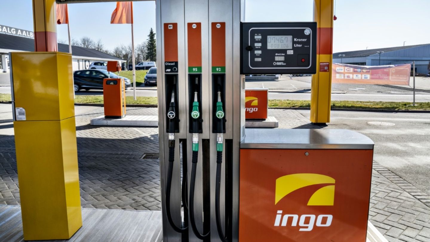 Tankstelle in Dänemark