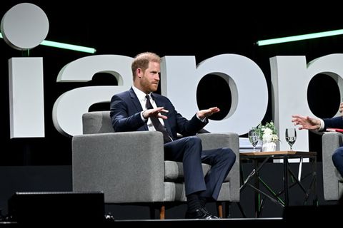 Prinz Harry (l.) beim Global Summit der International Association of Privacy Professionals (IAPP) in der US-Hauptstadt.