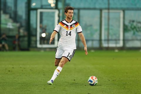 Der Hertha-Abwehrspieler wurde in der Pause des deutschen U21-Spiels in Grichenland ausgewechselt. Foto: Yorgos Karahalis/dpa