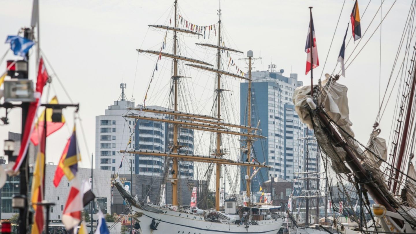 "Goch Fock" in Bremerhaven