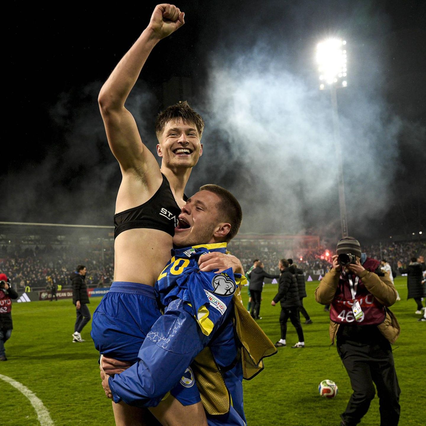 Playoffs Fußball-WM: Bosnien-Herzegowina feiert nach Sieg über Italien