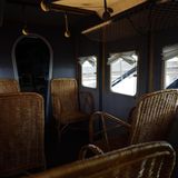 Blick in die Kabine einer Dornier merkur