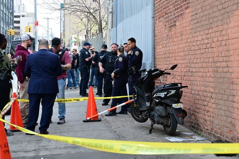 Polizei am Tatort in New York
