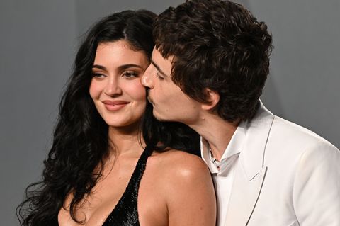 Kylie Jenner und Timothée Chalamet sind seit etwa drei Jahren ein Paar. (Archivbild) Foto: Doug Peters/PA Wire/dpa
