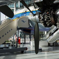 Lufthansa eröffnet ein neues Besucher- und Kongress-Zentrum in Frankfurt. Foto: Hannes P. Albert/dpa