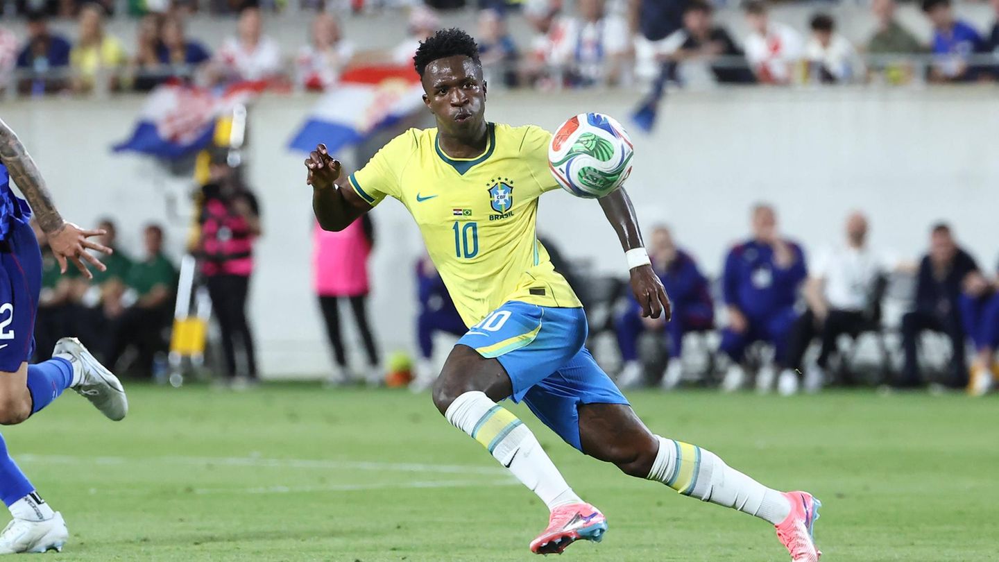 In Brasiliens Nationalteam trägt Vinicius Junior die Nummer 10