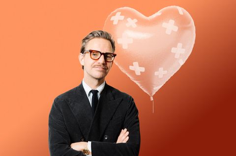 Illustration Trennung: Sebastian Tigges und ein Herzluftballon