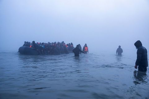 Migranten am Ärmelkanal