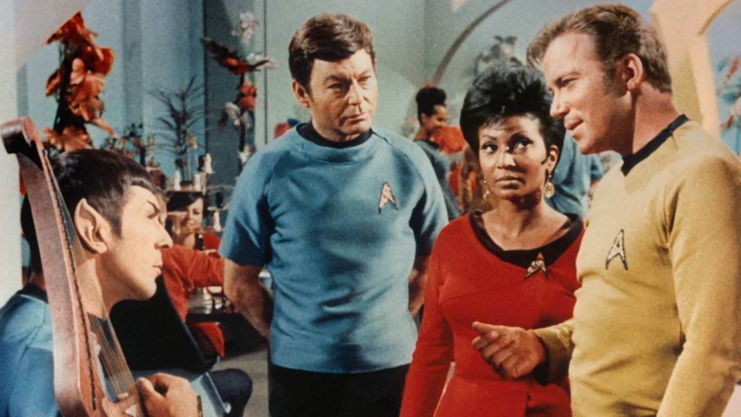 Szene aus „Raumschiff Enterprise“ mit Nichelle Nichols als Lieutenant Nyota Uhura