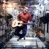 Der kanadische Astronaut Chris Hadfield auf der ISS