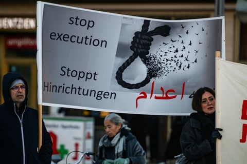 Protest gegen Hinrichtungen