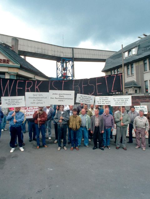 Transformation: Besetzung des Kalibergwerks im thüringischen Bischofferode