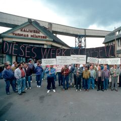 Transformation: Besetzung des Kalibergwerks im thüringischen Bischofferode