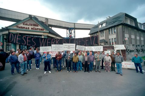 Transformation: Besetzung des Kalibergwerks im thüringischen Bischofferode