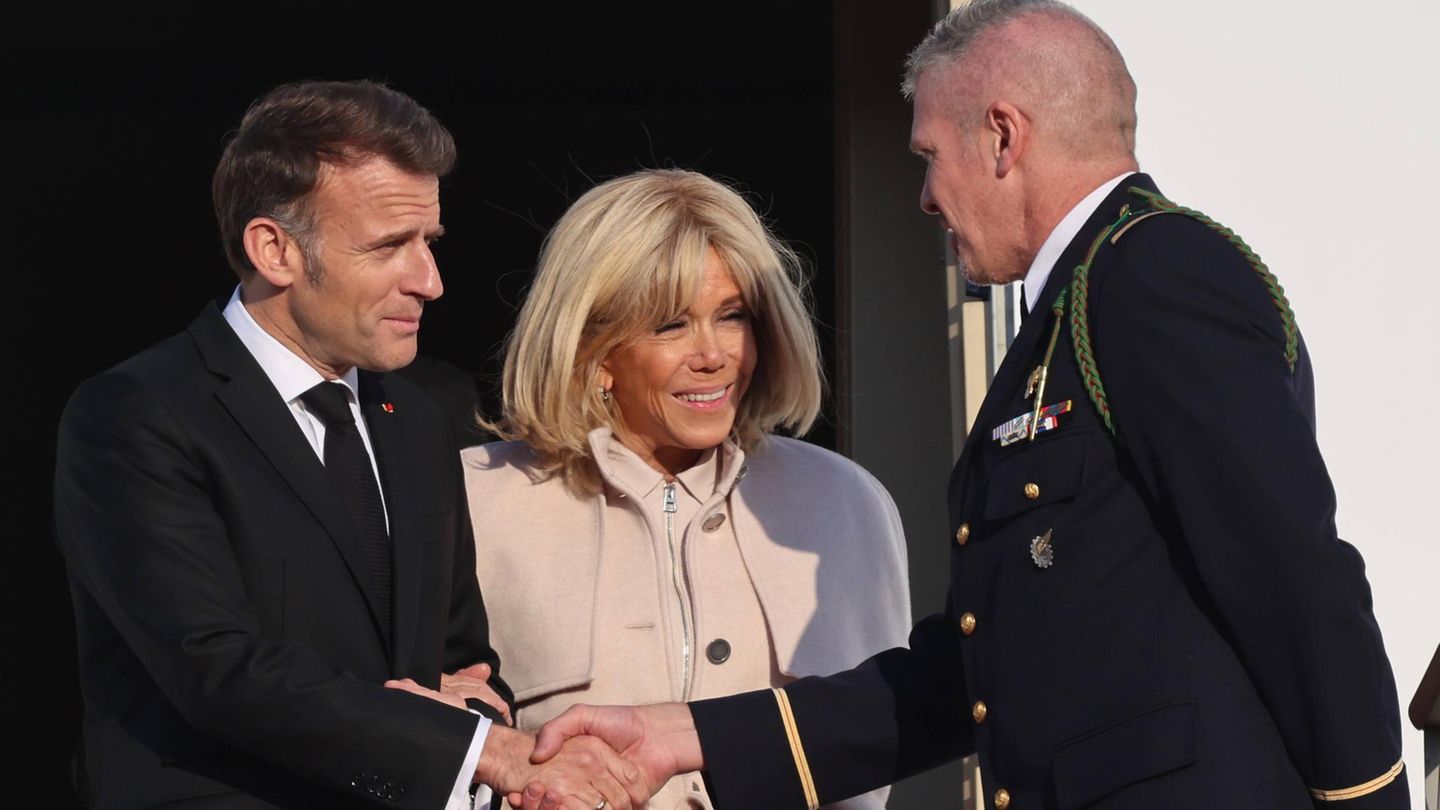 Emmanuel Macron und Brigitte Macron besuchen Seoul