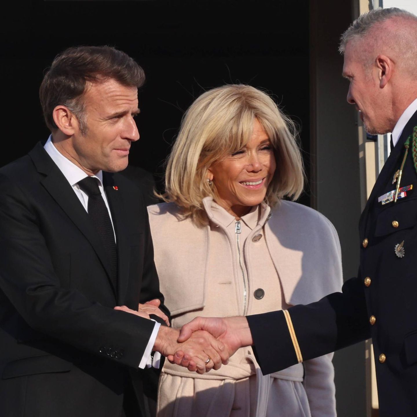 Emmanuel Macron und Brigitte Macron besuchen Seoul
