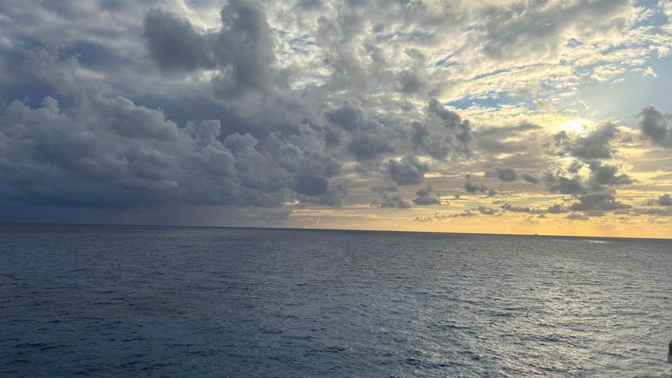 Wolken über der Karibik