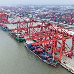 USA erheben neue Zölle. (Archivbild) Foto: Li Bo/XinHua/dpa