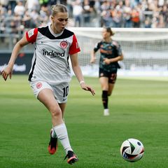 Freigang und die Eintracht schafften es nicht ins Finale. Foto: Heiko Becker/dpa