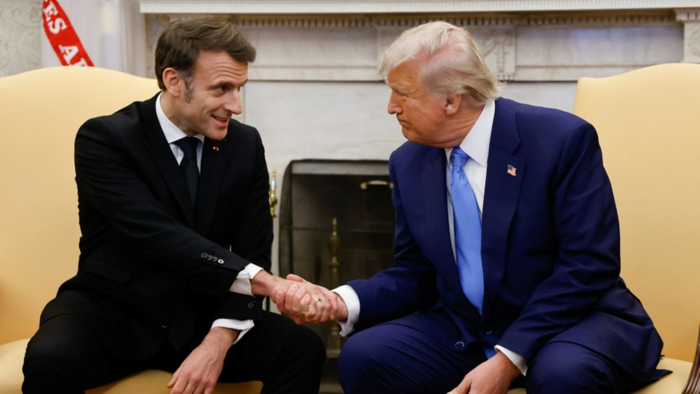 Emmanuel Macron und Donald Trump