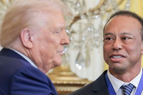 Donald Trump und Tiger Woods gelten als gute Freunde.