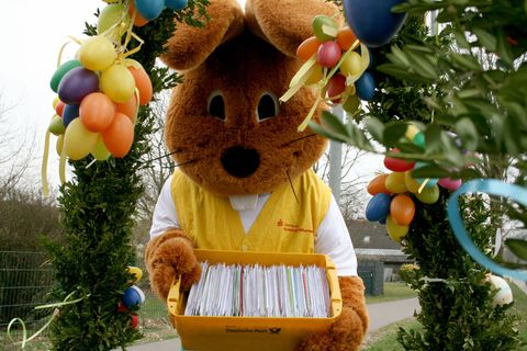Mehr als 50.000 Briefe haben den Osterhasen dieses Jahr erreicht. (Archivbild) Foto: Kai Moorschlatt/dpa
