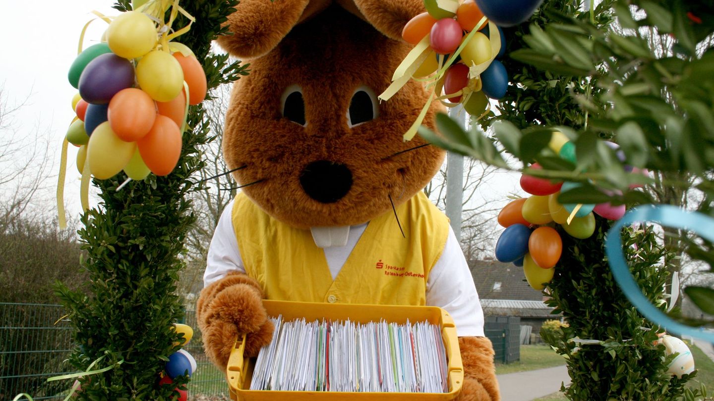 Osterpostfiliale: So viele Briefe haben den Osterhasen erreicht