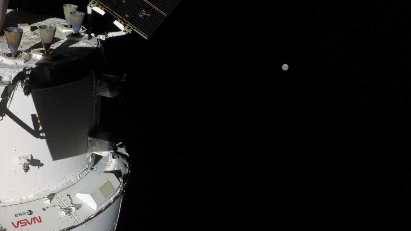 Nasa: Artemis-Crew ist "auf halber Strecke" zum Mond