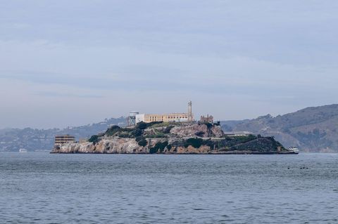 Die Gefängnisinsel Alcatraz bei San Francisco