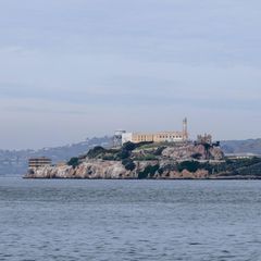 Die Gefängnisinsel Alcatraz bei San Francisco