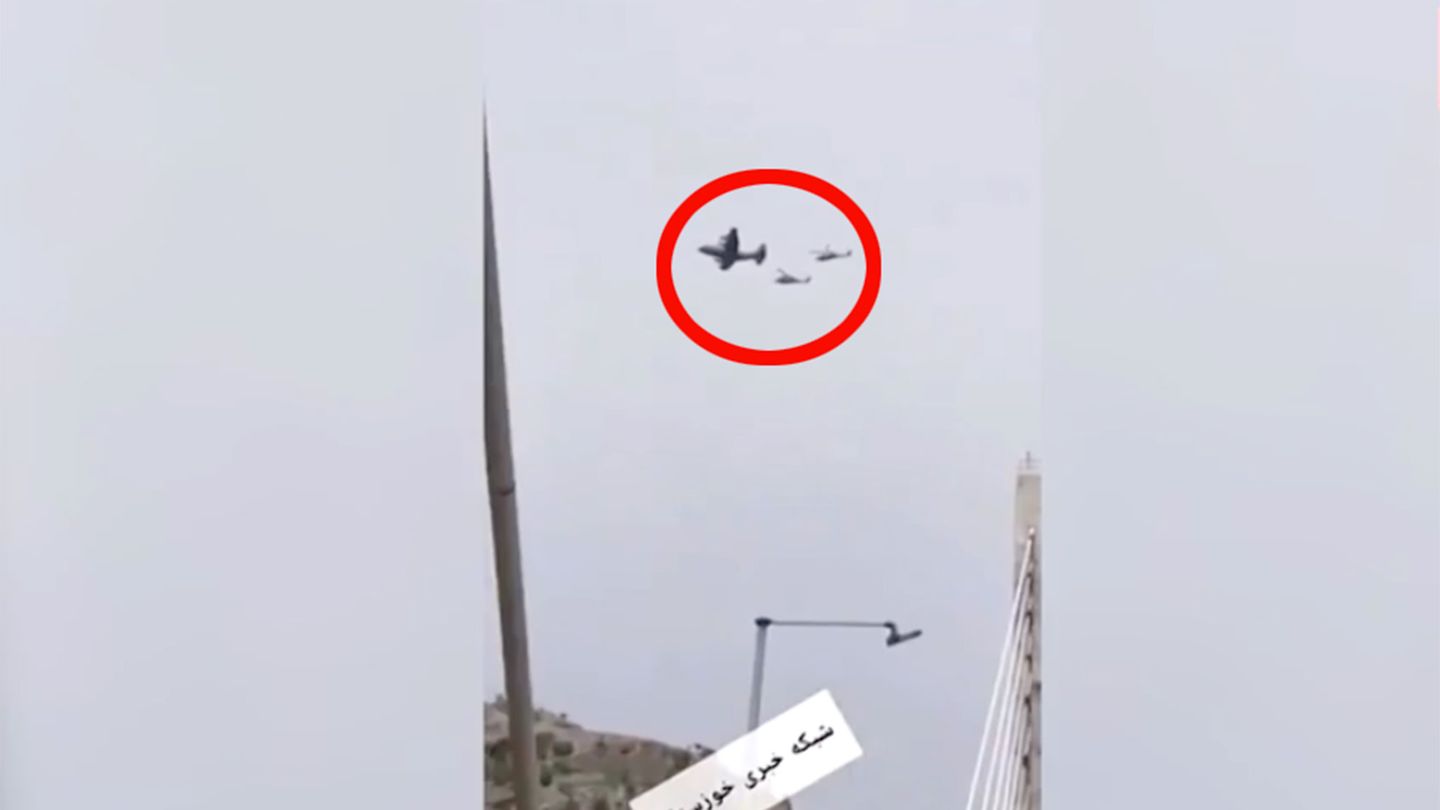 US-Mission nach Jet-Abschuss: Aufnahmen sollen Suchaktion nach verschwundenem US-Soldaten im Iran zeigen