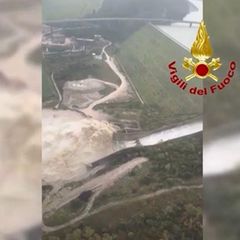 Luftbilder zeigen Ausmaß der Überschwemmungen in Italien