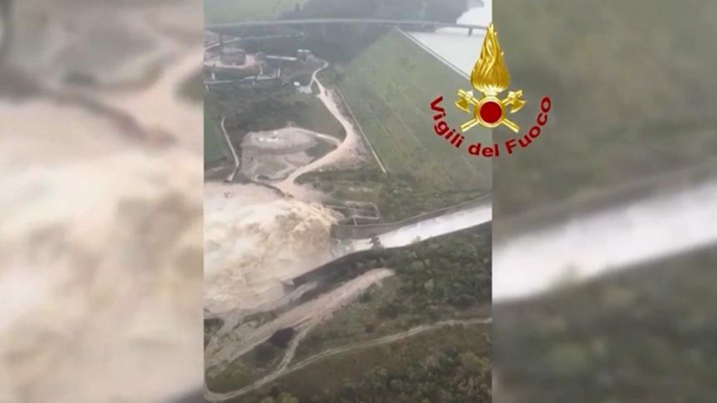 Heftige Unwetter: Luftbilder zeigen Ausmaß der Überschwemmungen in Italien