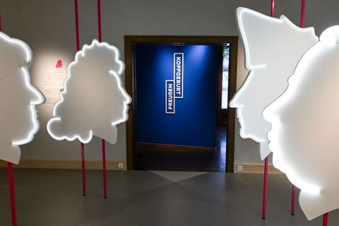 In Wustrau wurde eine neue Hauptausstellung eröffnet. Foto: Jens Kalaene/dpa