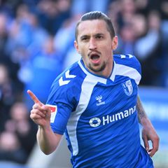 Magdeburgs Baris Atik traf zum 2:0 und legte das 3:1 auf. Foto: Swen Pförtner/dpa