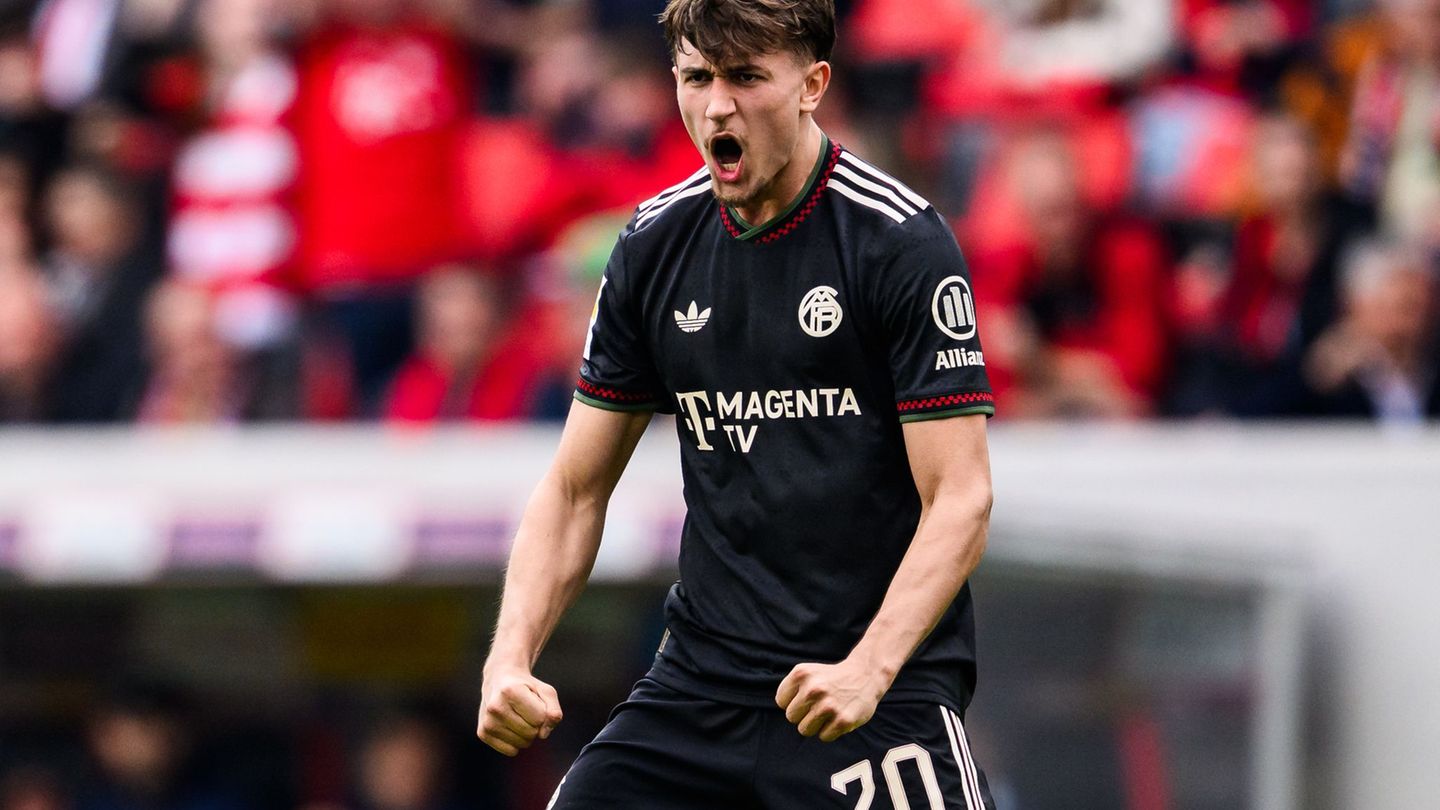 Tom Bischof überzeugte beim FC Bayern in Freiburg. Foto: Tom Weller/dpa