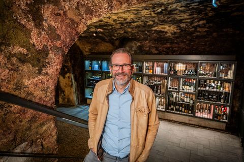Wein-Unternehmer Christian Ress aus dem Rheingau hatte die Idee zur Winebank. Foto: Andreas Arnold/dpa