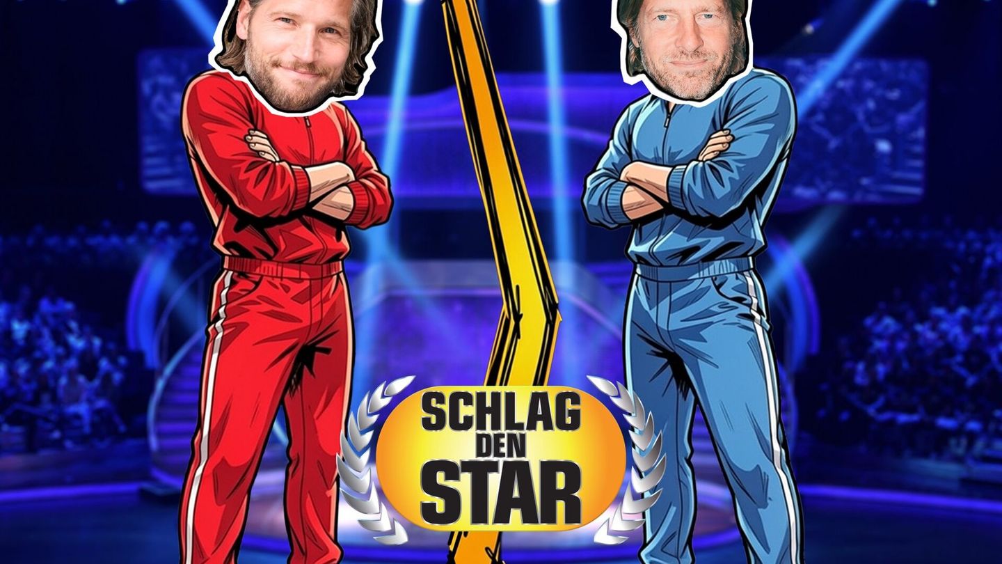 Sebastian Ströbel (links) und Henning Baum liefern sich schon im Vorfeld der Show ein hitziges (Verbal-)Duell.