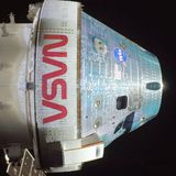 Nicht viel Platz: So sieht das Orion-Raumschiff Integrity während der „Artemis II“-Mission aus. 